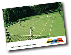 En Tout Cas's tennis court construction brochure
