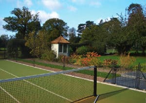 En-Tout-Cas tennis court fencing
